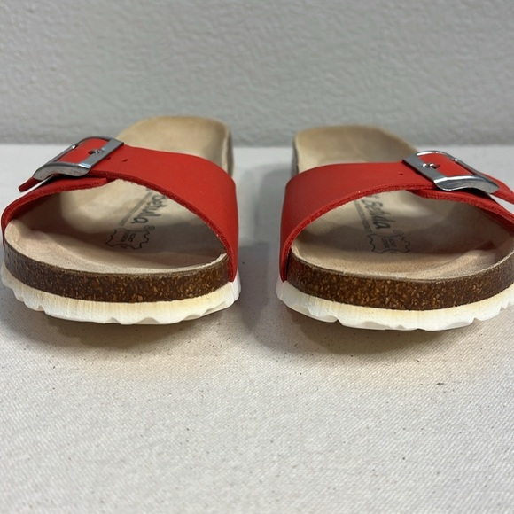 Betula by Birkenstock Red Slide Sandals Size 37 - Picture 2 of 10